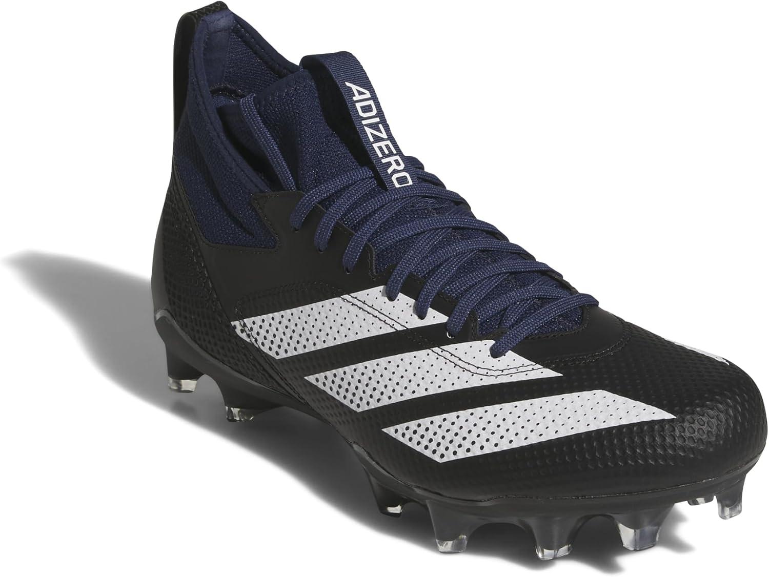 image:imageadidas Unisex Adult Adizero Impact American Football ShoesTeam Navy BlueWhiteBlack