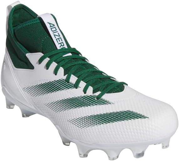 image:imageadidas Unisex Adult Adizero Impact American Football ShoesWhiteDark GreenWhite