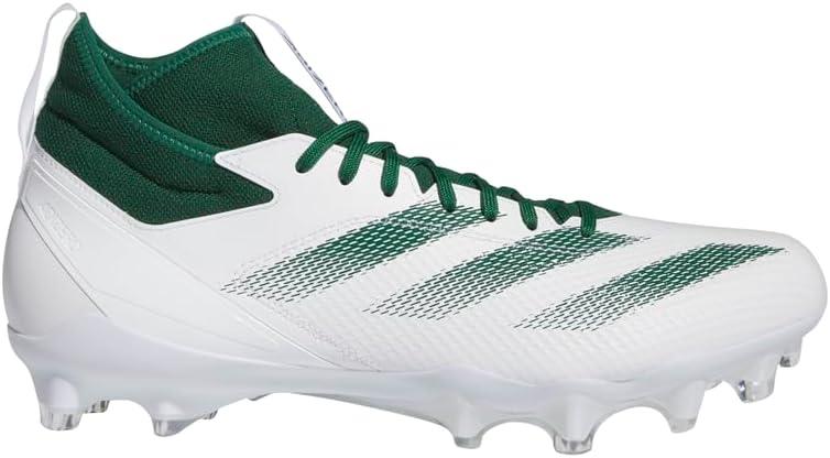 image:imageadidas Unisex Adult Adizero Impact American Football ShoesWhiteDark GreenWhite