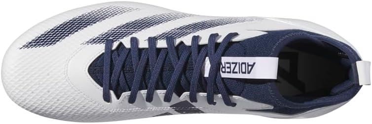 image:imageadidas Unisex Adult Adizero Impact American Football ShoesWhiteTeam Navy BlueWhite