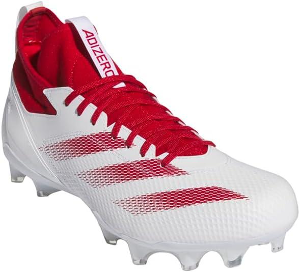 image:imageadidas Unisex Adult Adizero Impact American Football ShoesWhiteTeam Power RedWhite