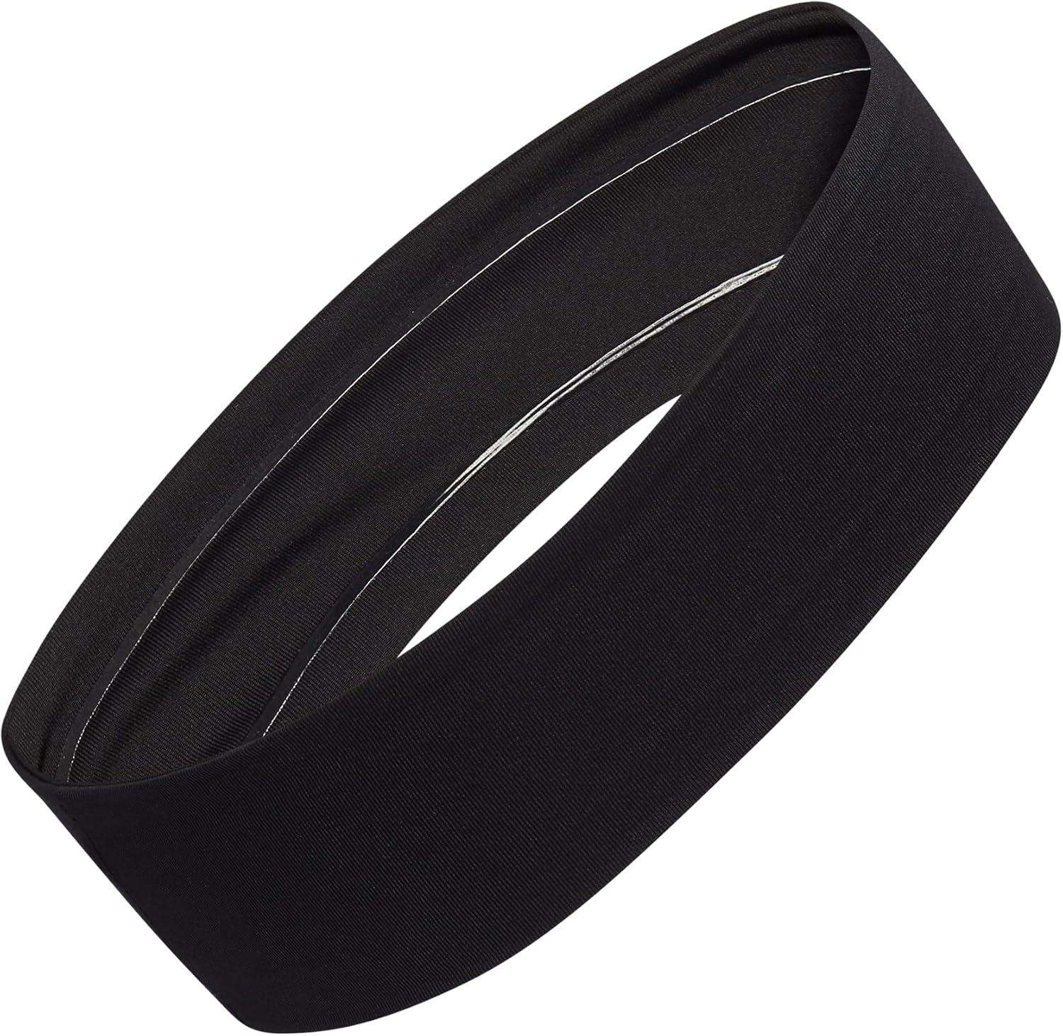 image:imageadidas Unisex Alphaskin Headband Performance Workout Ear amp Sweat Band3BlackWhite