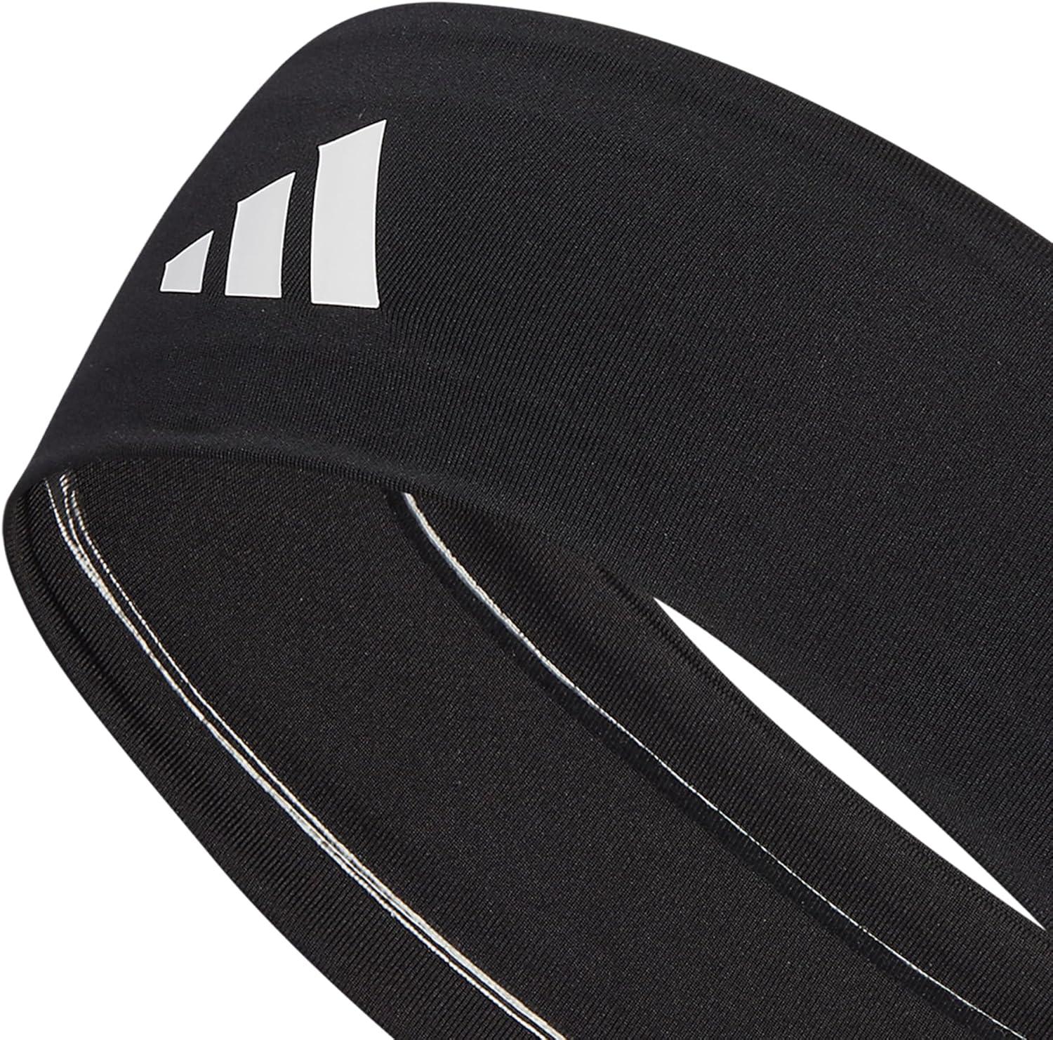 image:imageadidas Unisex Alphaskin Headband Performance Workout Ear amp Sweat Band3BlackWhite
