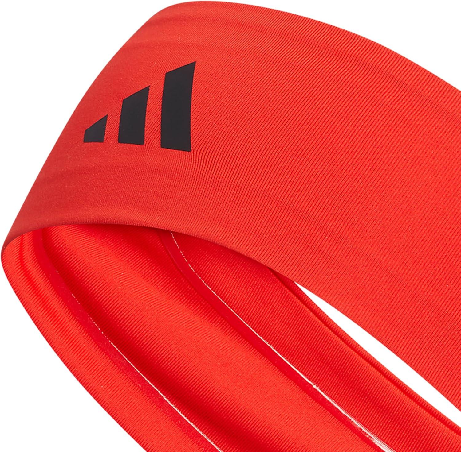 image:imageadidas Unisex Alphaskin Headband Performance Workout Ear amp Sweat Band3RedBlack