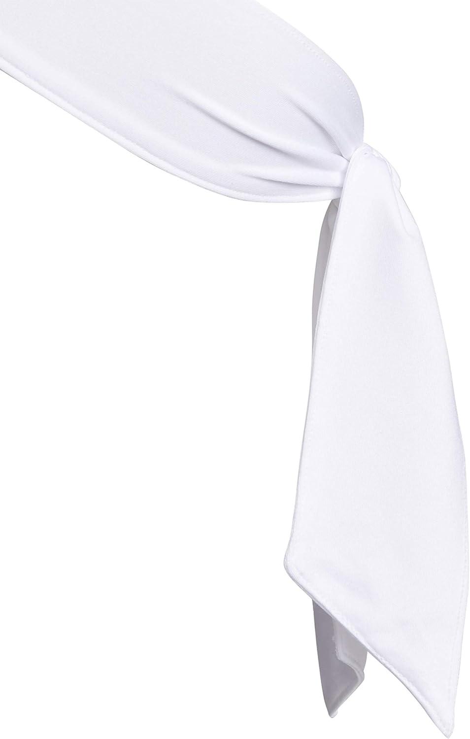 image:imageadidas Unisex Alphaskin Headband Performance Workout Ear amp Sweat BandTie1WhiteBlack