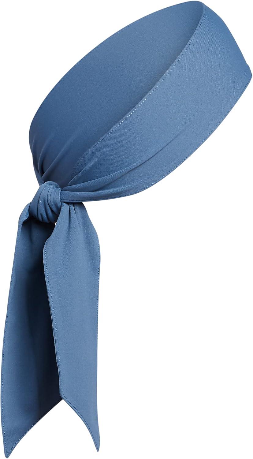 image:imageadidas Unisex Alphaskin Headband Performance Workout Ear amp Sweat BandTie1Wonder Steel BluePulse Blue