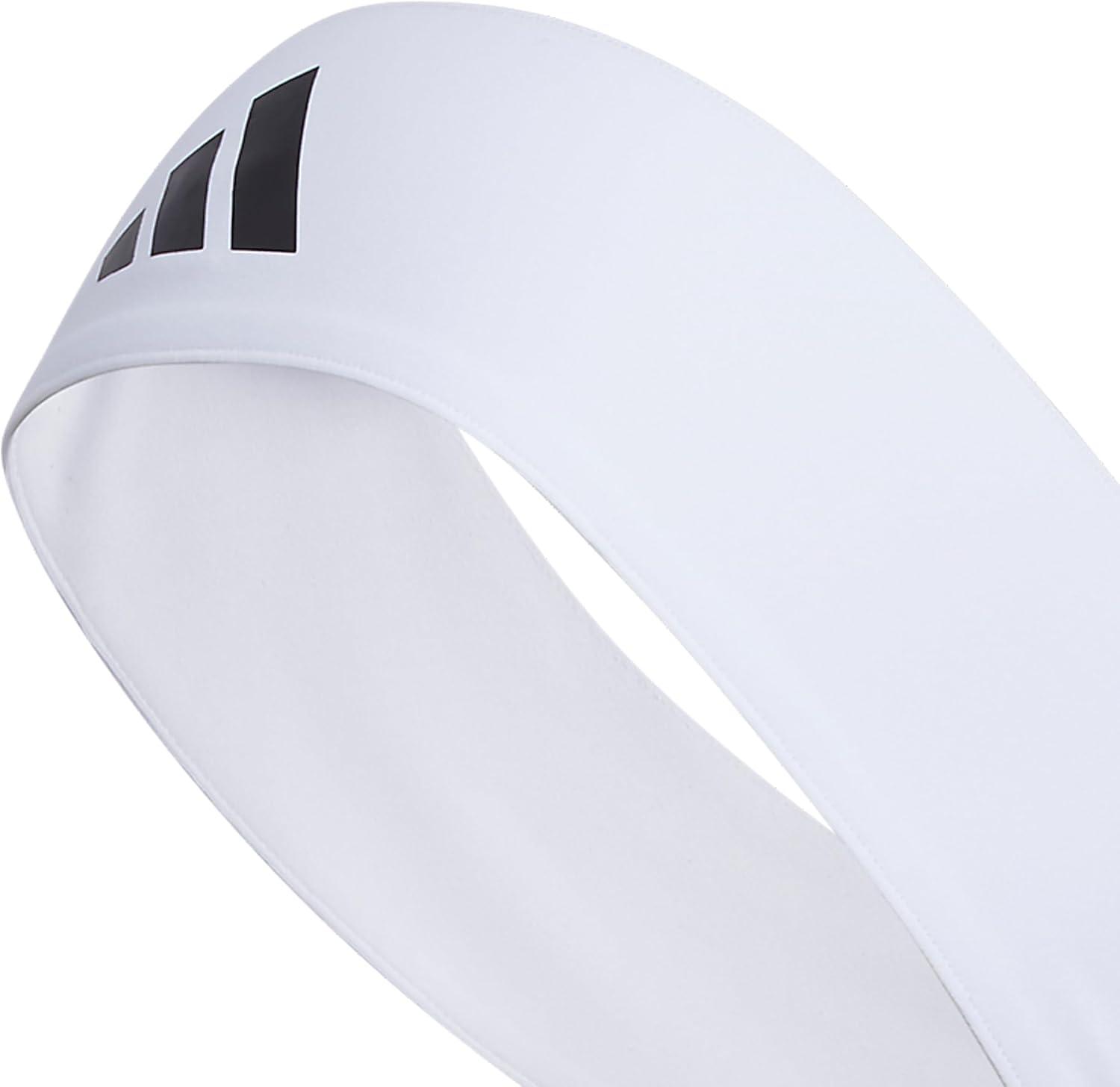 image:imageadidas Unisex Alphaskin Headband Performance Workout Ear amp Sweat BandTie2WhiteBlack