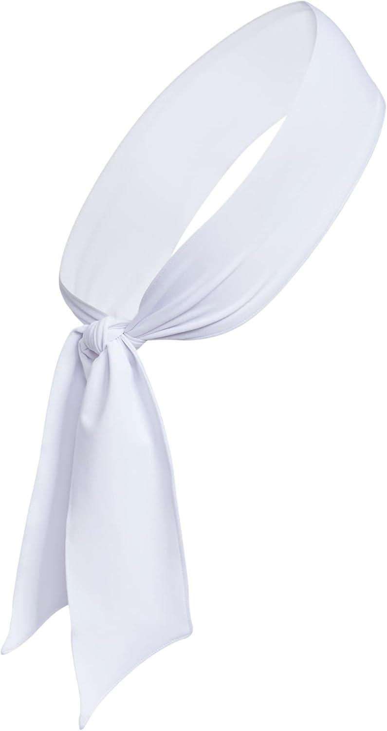 image:imageadidas Unisex Alphaskin Headband Performance Workout Ear amp Sweat BandTie2WhiteBlack