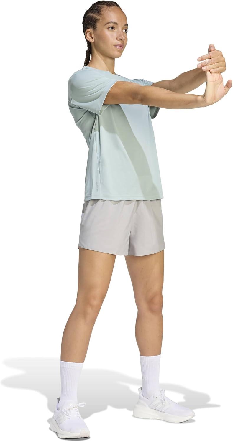 image:imageadidas Womens Adi365 Essentials Running ShortsMedium Grey Heather