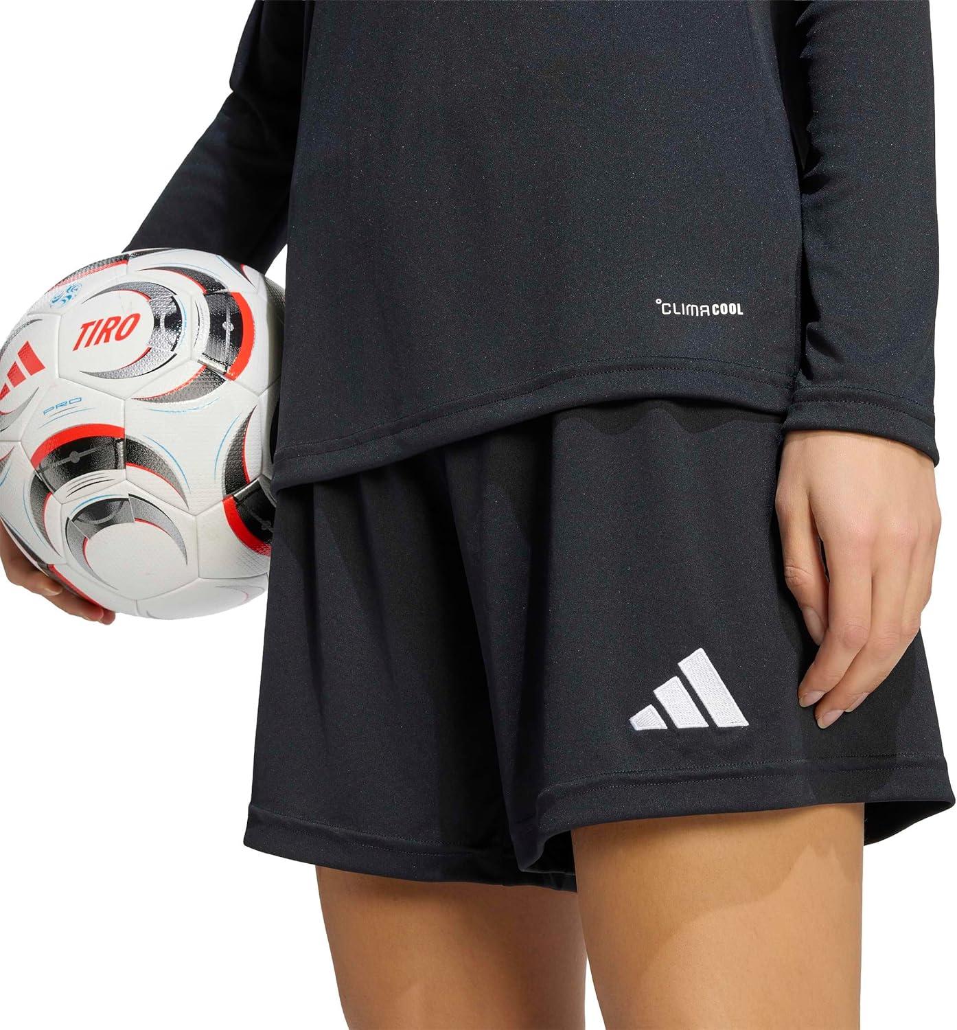image:imageadidas Womens Entrada26 Long Sleeve Jersey WomenBlackWhite