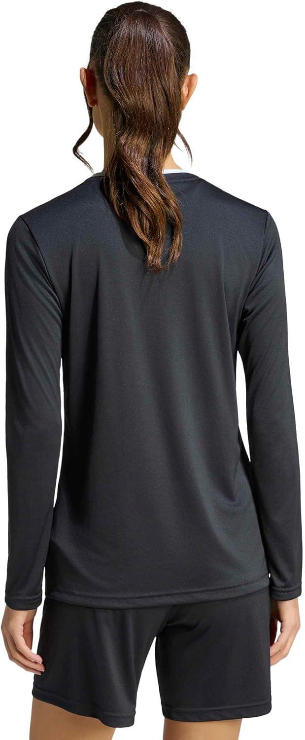 image:imageadidas Womens Entrada26 Long Sleeve Jersey WomenBlackWhite