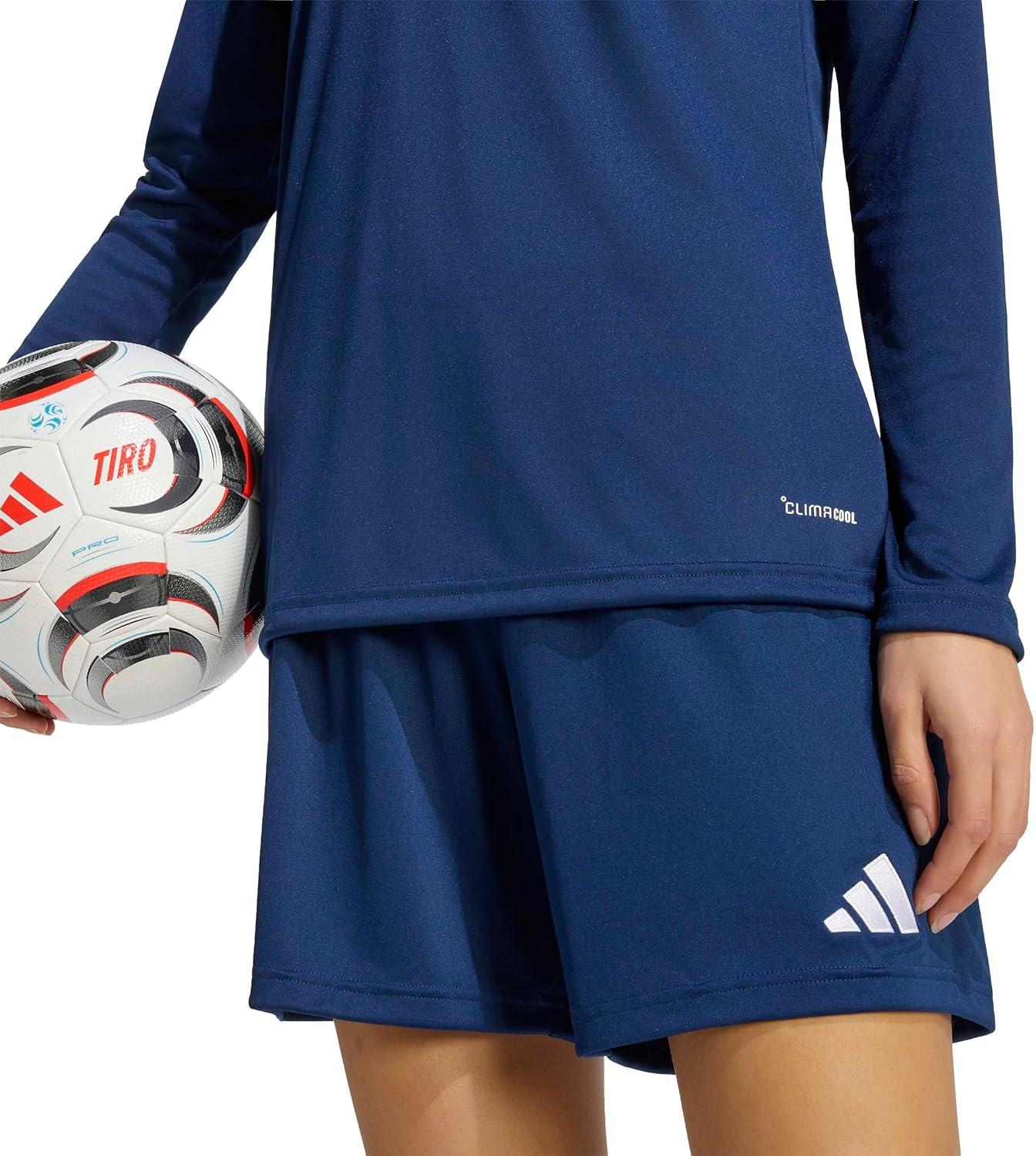 image:imageadidas Womens Entrada26 Long Sleeve Jersey WomenTeam Navy BlueWhite