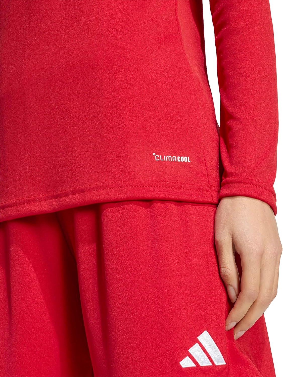 image:imageadidas Womens Entrada26 Long Sleeve Jersey WomenTeam Power RedWhite