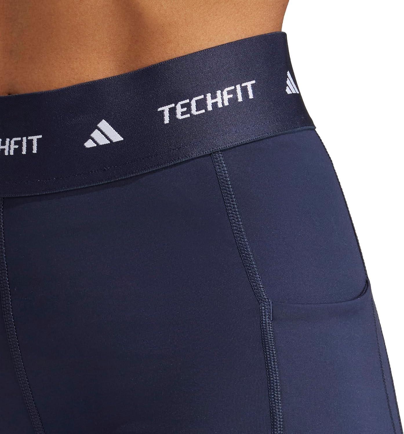image:imageadidas Womens Techfit Stash Pocket FullLength LeggingsInk