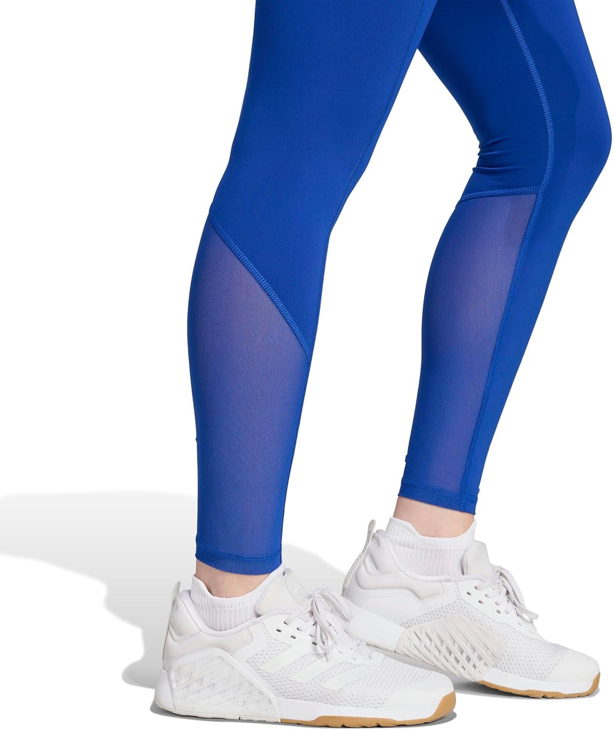 image:imageadidas Womens Techfit Stash Pocket FullLength LeggingsTeam Royal Blue