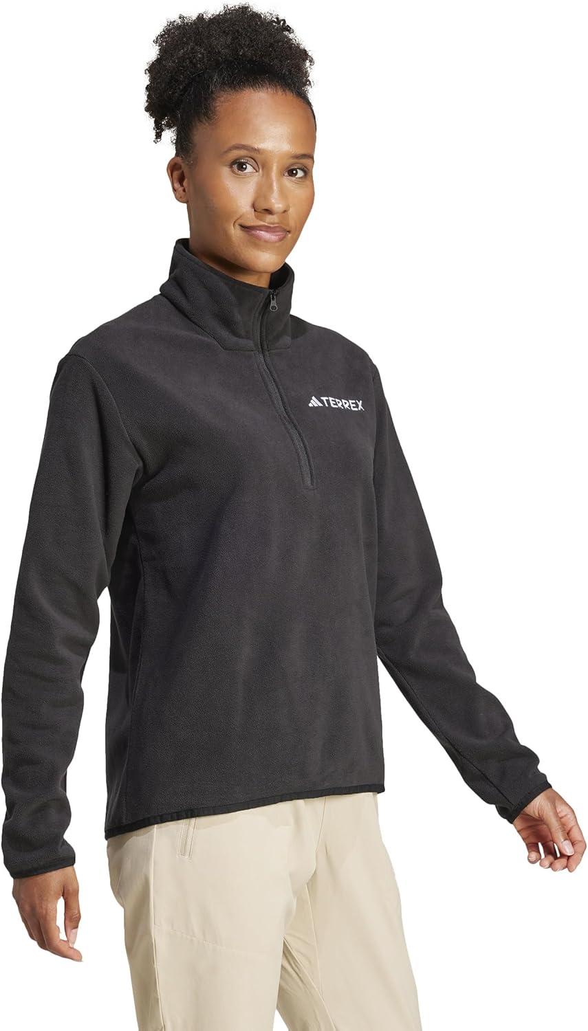 image:imageadidas Womens Terrex Multi Essentials Halfzip Fleece Hiking JacketBlack