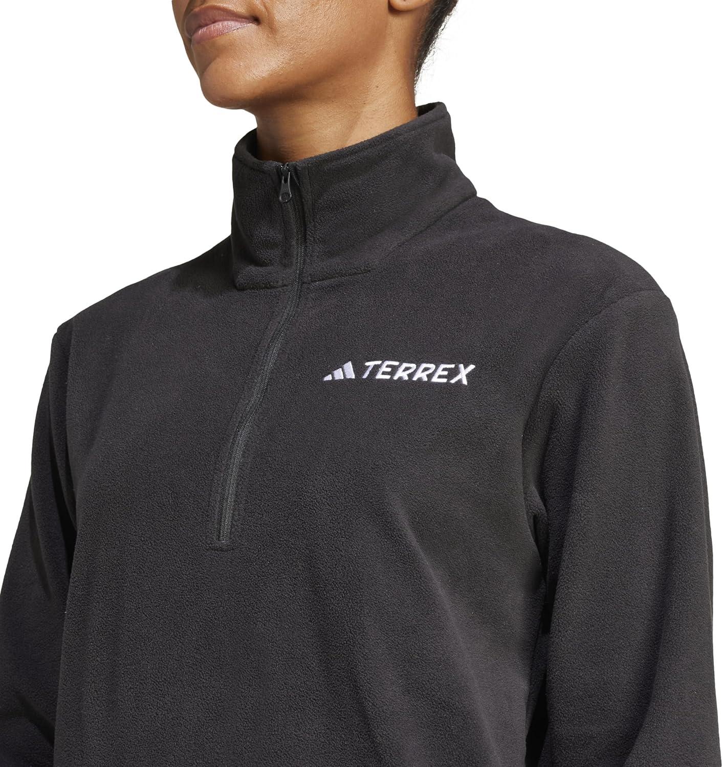 image:imageadidas Womens Terrex Multi Essentials Halfzip Fleece Hiking JacketBlack