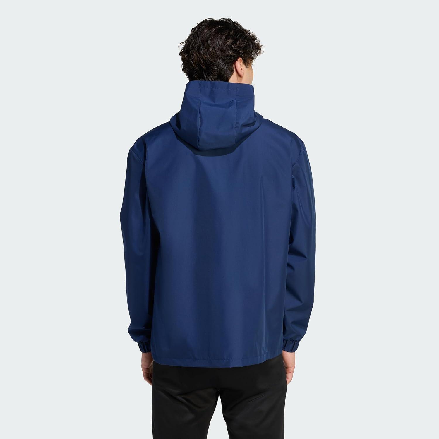 image:imageadidas mens Entrada 26 All Weather JacketTeam Navy BlueWhite