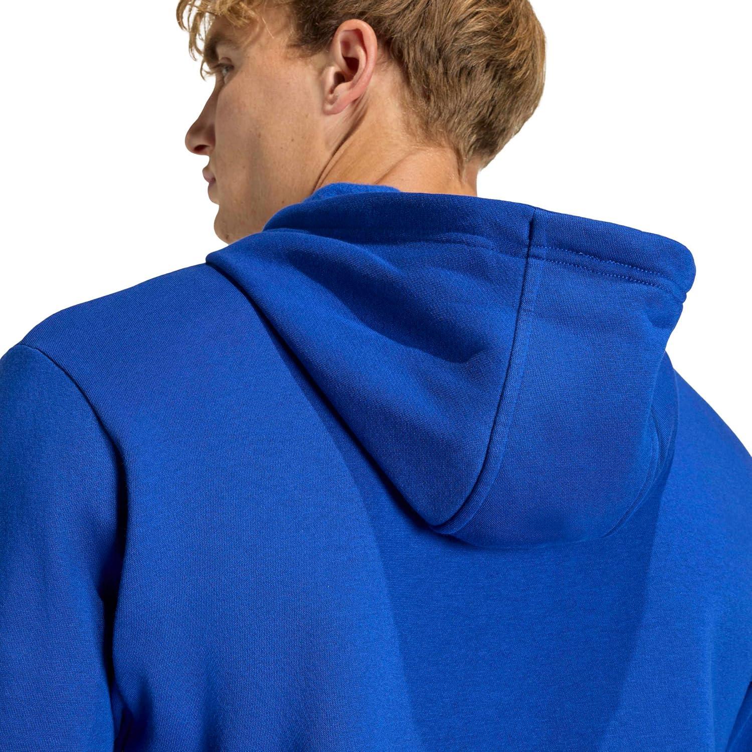 image:imageadidas mens Entrada 26 Fullzip HoodieTeam Royal BlueWhite