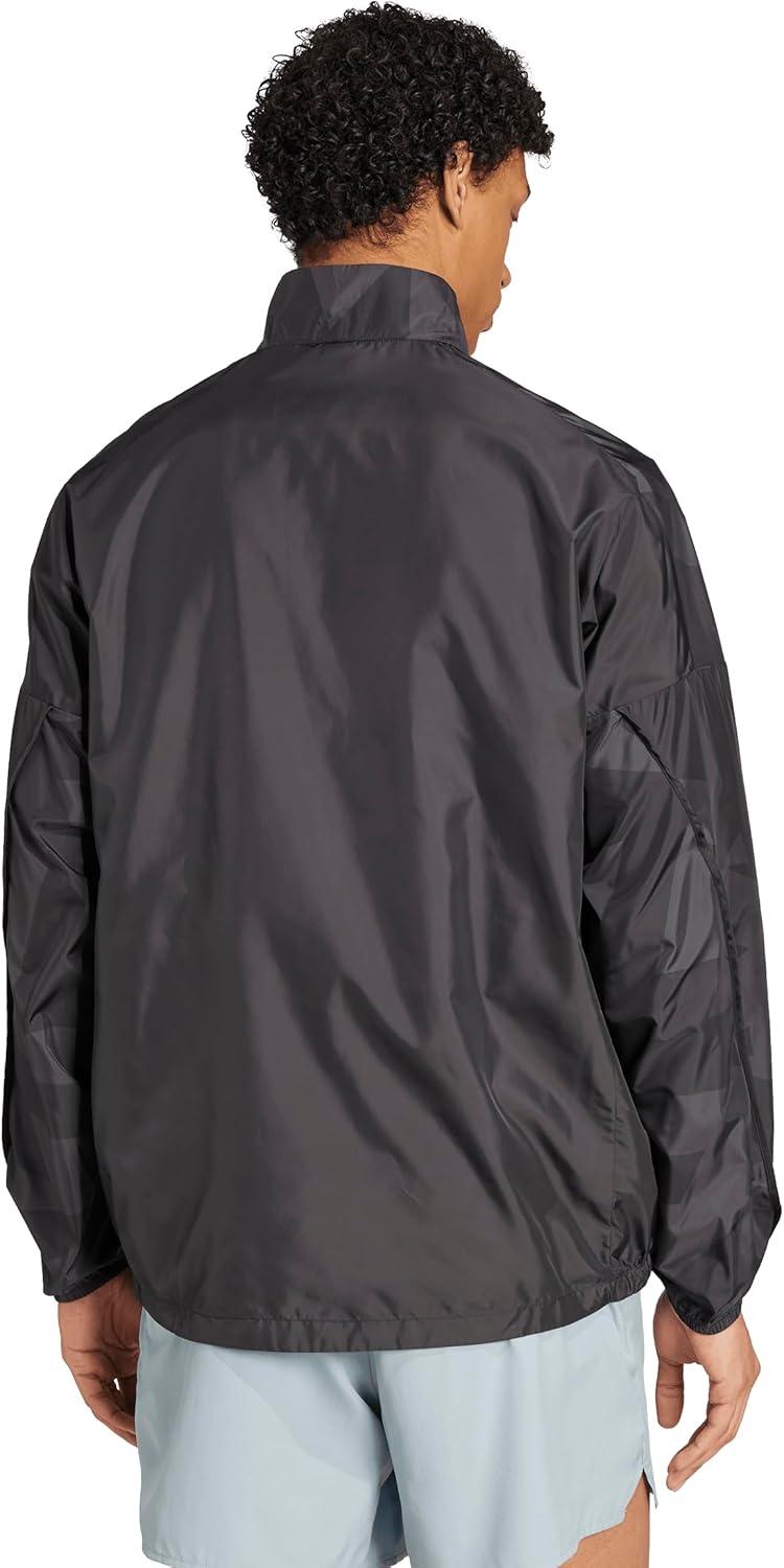 image:imageadidas mens Terrex Multi Printed Trail Running Wind JacketBlackCarbon