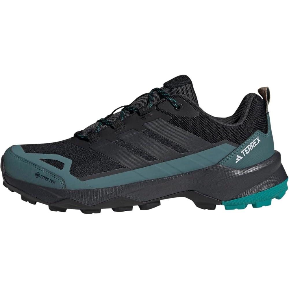 image:imageAdidas Mens Terrex Skychaser Ax5 Goretex Hiking ShoesBlackCarbonPure Teal