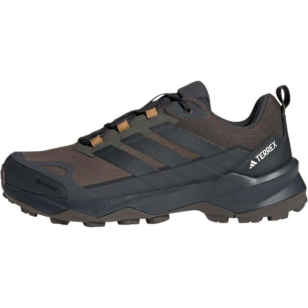 image:imageAdidas Mens Terrex Skychaser Ax5 Goretex Hiking ShoesShadow Olive Carbon Bronze Strata