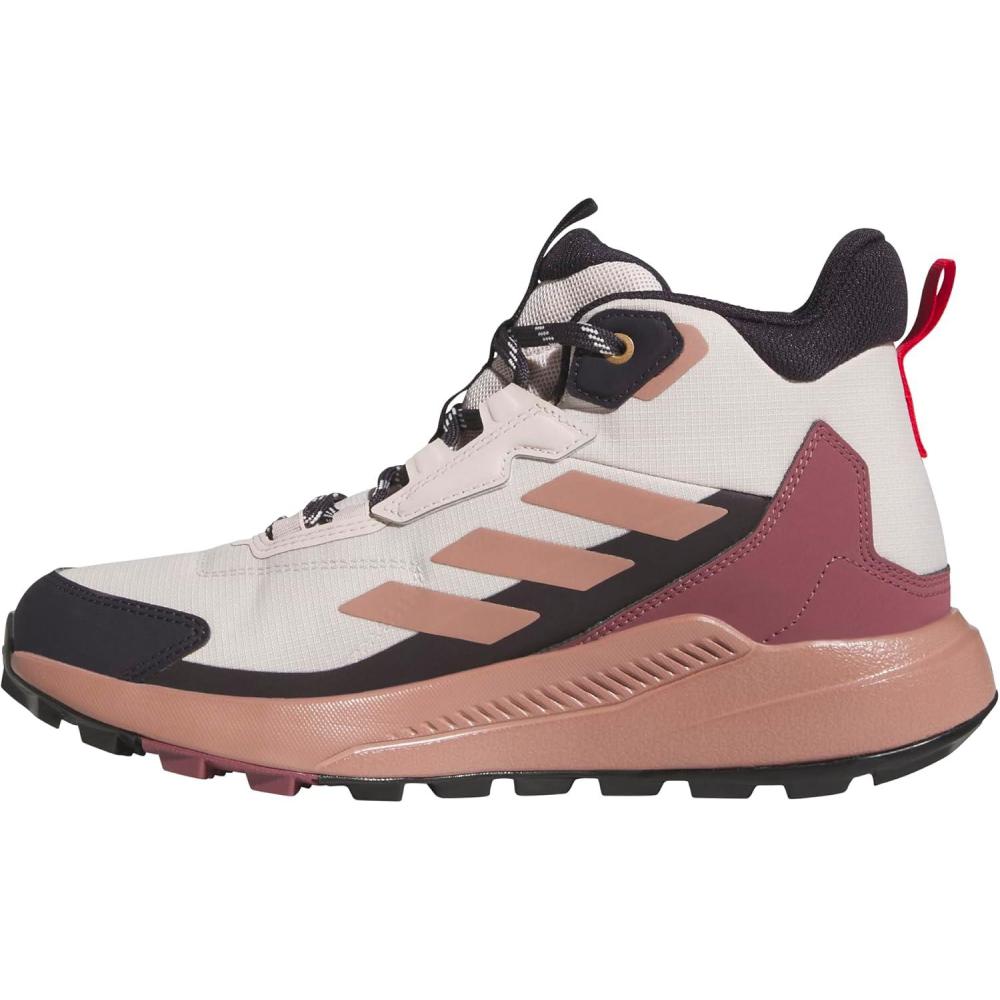 image:imageAdidas Womens Terrex Anylander Mid Top Rainrdy Hiking SneakersPutty MauveWarm ClayPure Ruby