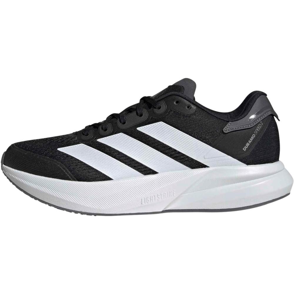image:imageadidas Mens Duramo Speed 2 Running ShoeCore Black Cloud White Grey Five