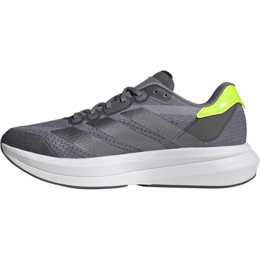 image:imageadidas Mens Duramo Speed 2 Running ShoeGreyIron MetallicLucid Lemon