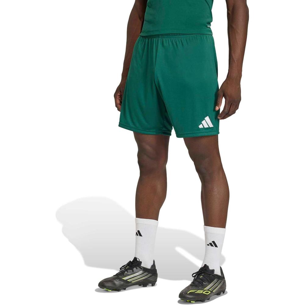 image:imageadidas Mens Entrada 26 ShortsTeam Dark GreenWhite