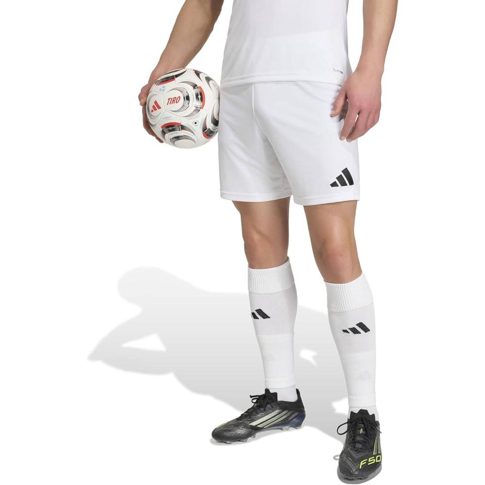 image:imageadidas Mens Entrada 26 ShortsWhiteBlack