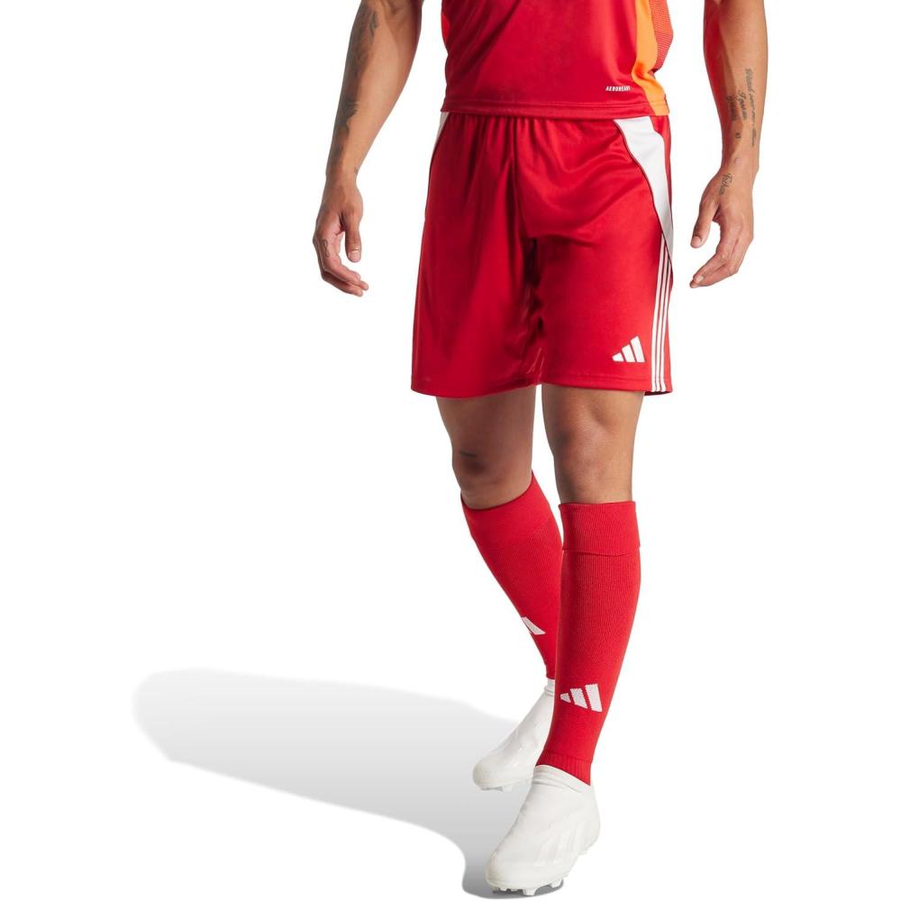 image:imageadidas Mens Tiro 24 ShortsTeam Power RedWhite