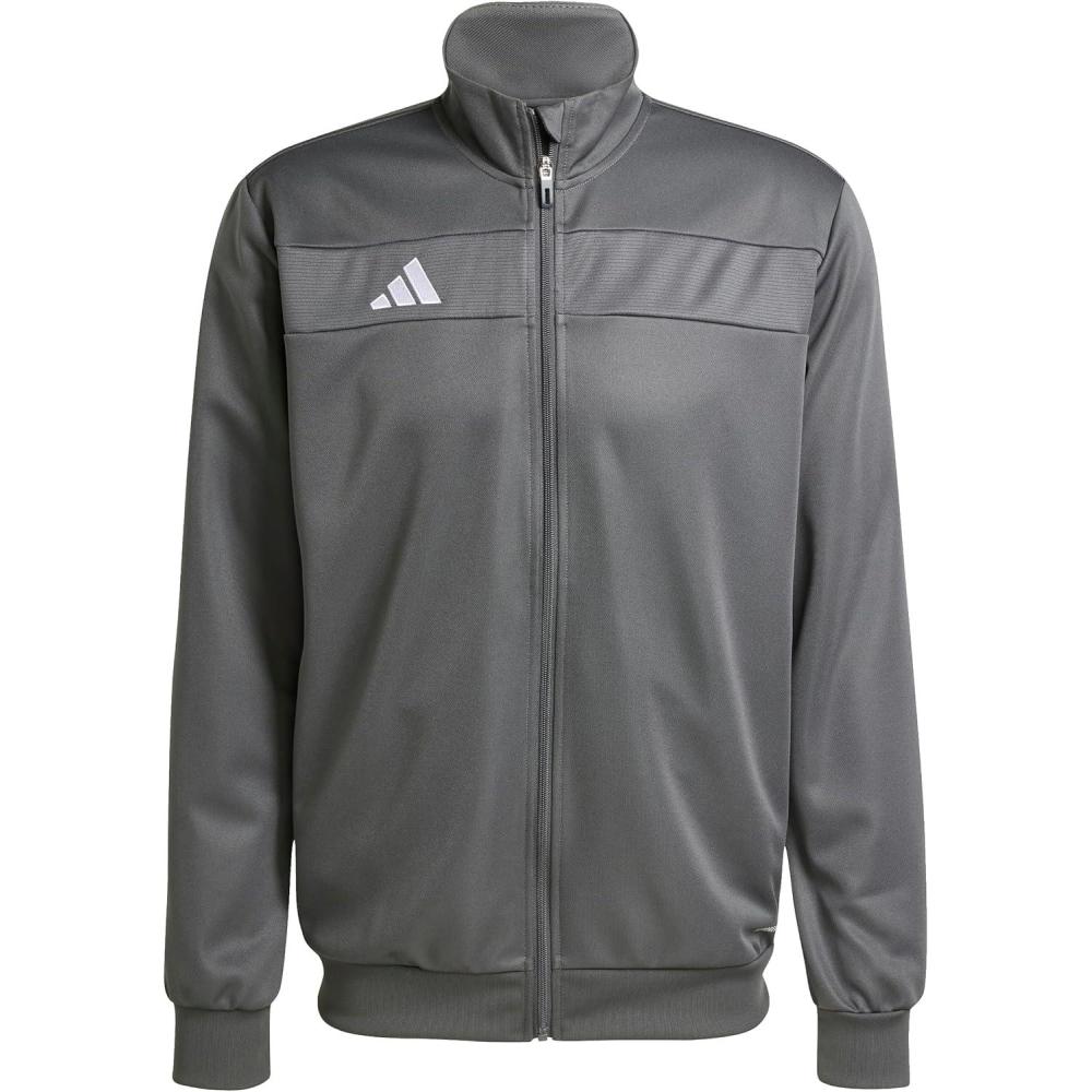 image:imageadidas Mens Tiro 25 Essentials Training Track TopGreyWhite