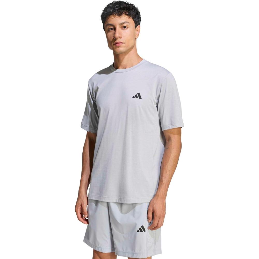 image:imageadidas Mens Workout Essentials Feel Ready TShirtHalo Silver
