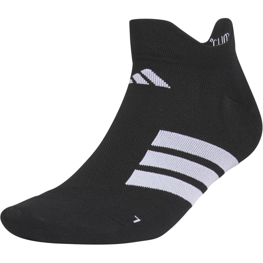 image:imageadidas Unisex Adizero Running Socks 1 Pair Performance amp TrainingBlackWhiteNo Show