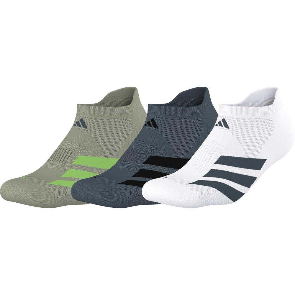 image:imageadidas Unisex Adizero Running Socks 1 Pair Performance amp TrainingLucid Cyan BlueWhiteBlackNo Show