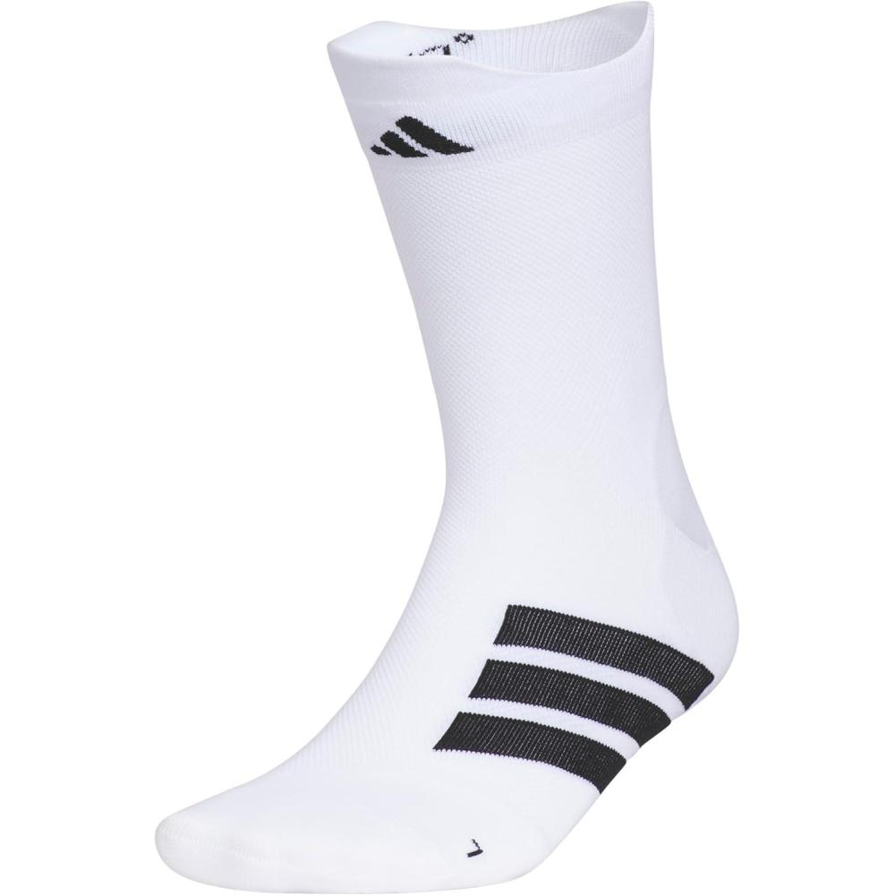 image:imageadidas Unisex Adizero Running Socks 1 Pair Performance amp TrainingWhiteBlackCrew