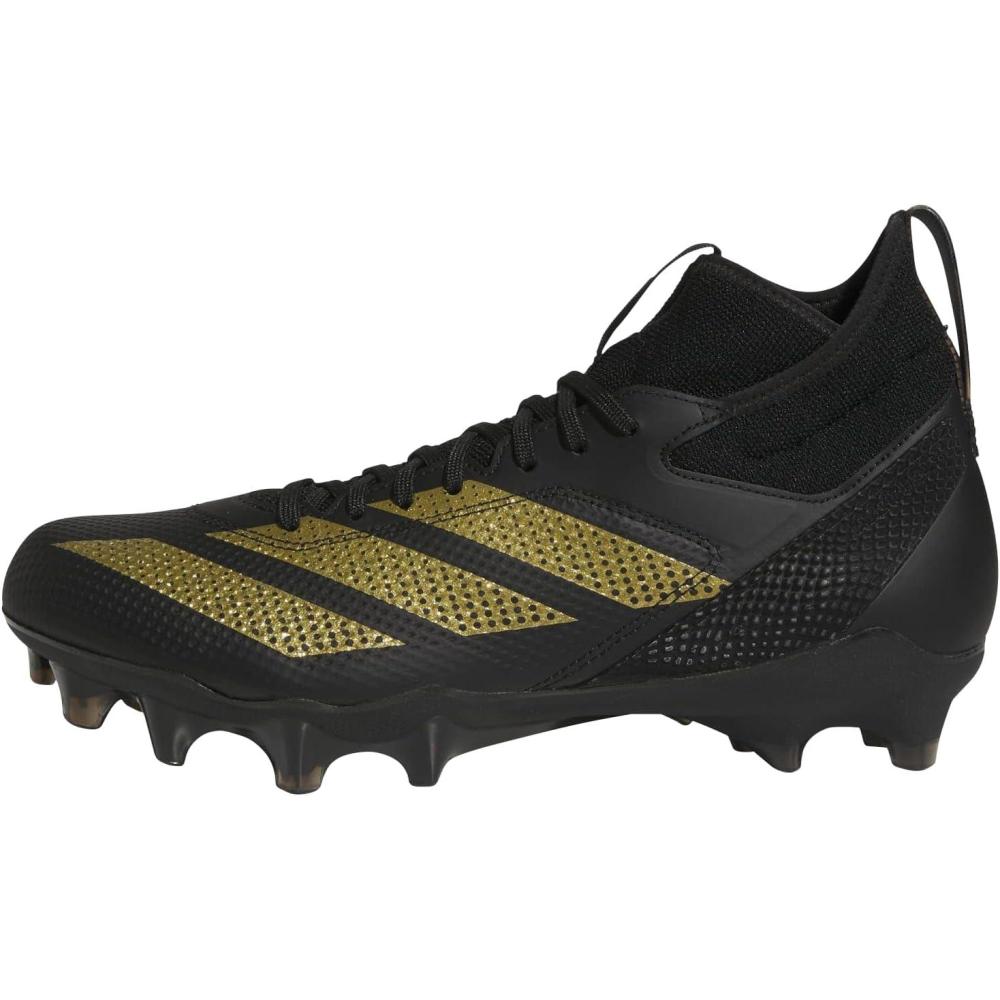 image:imageadidas Unisex Adult Adizero Impact American Football ShoesBlackGold MetallicBlack