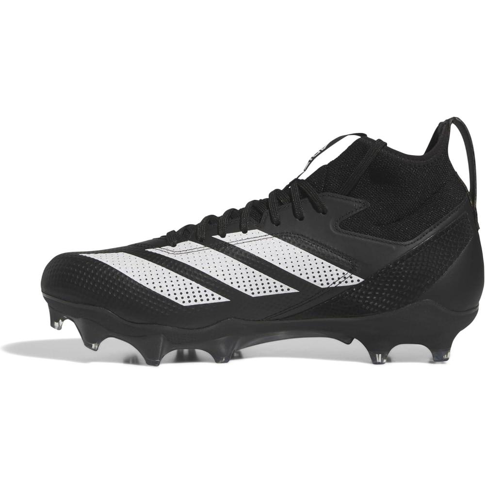 image:imageadidas Unisex Adult Adizero Impact American Football ShoesBlackWhiteBlack