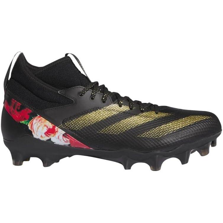 image:imageadidas Unisex Adult Adizero Impact American Football ShoesCore BlackGold MetallicCore Black