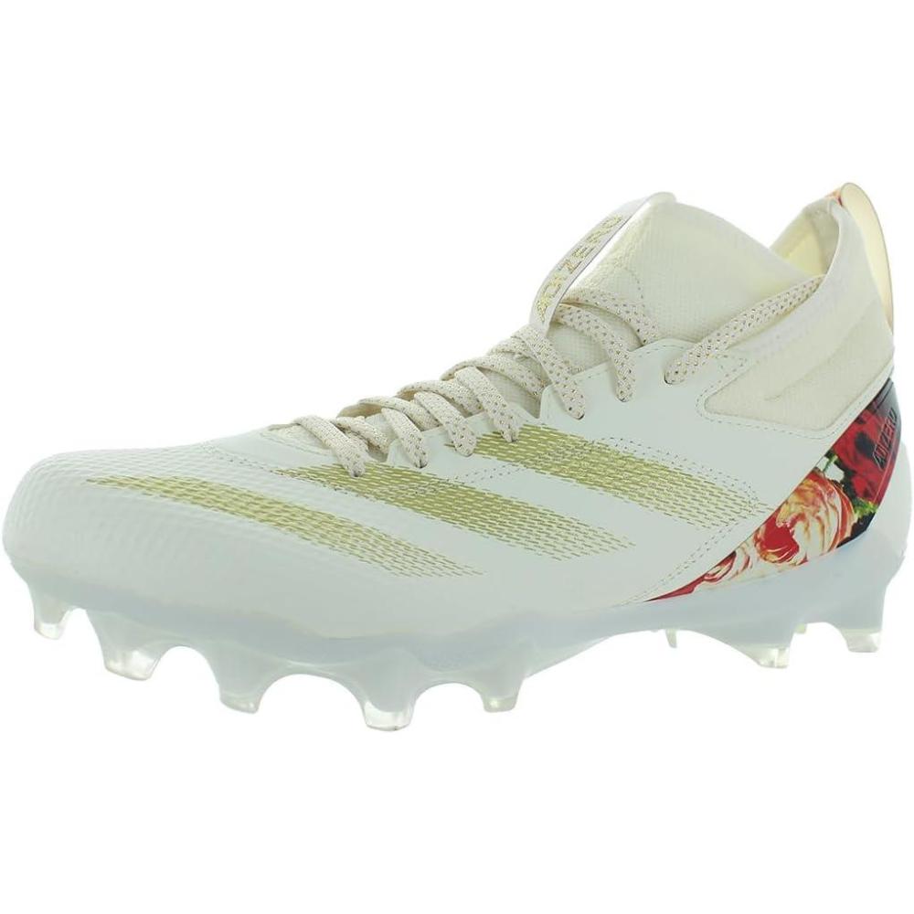 image:imageadidas Unisex Adult Adizero Impact American Football ShoesOff WhiteGold MetallicFootwear Whitewhite