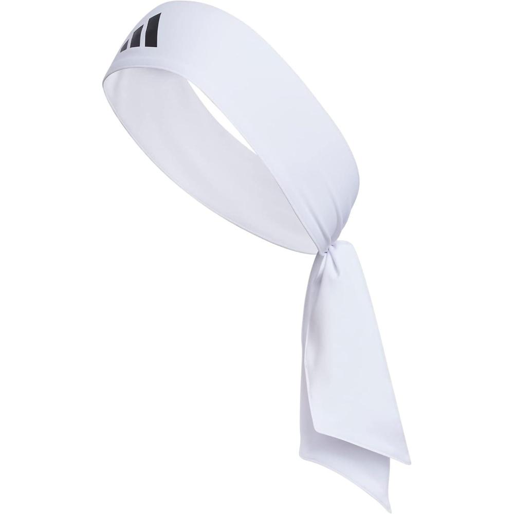 image:imageadidas Unisex Alphaskin Headband Performance Workout Ear amp Sweat BandTie2WhiteBlack