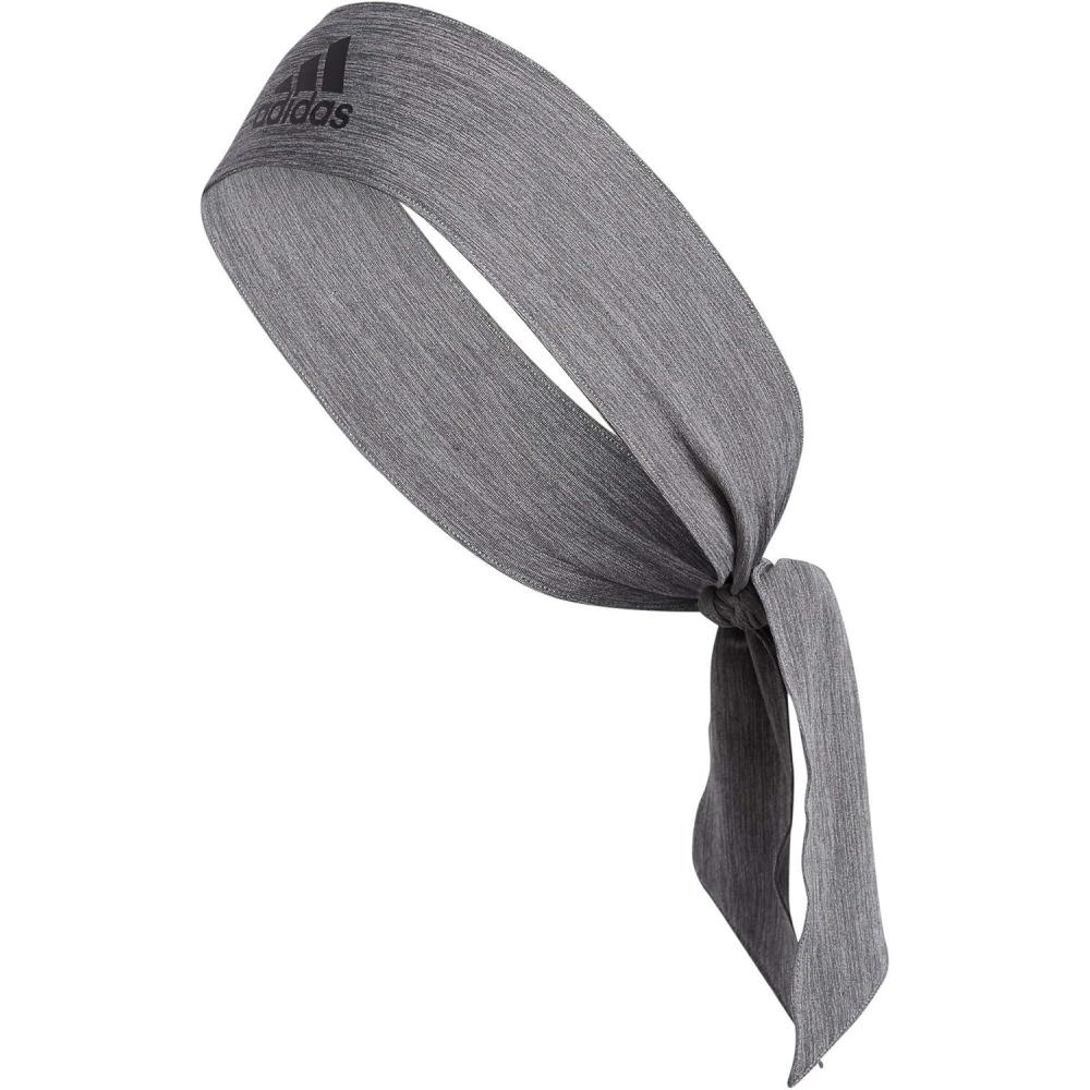 image:imageadidas Unisex Alphaskin Headband Performance Workout Ear amp Sweat BandTiePlusHeather GreyBlack