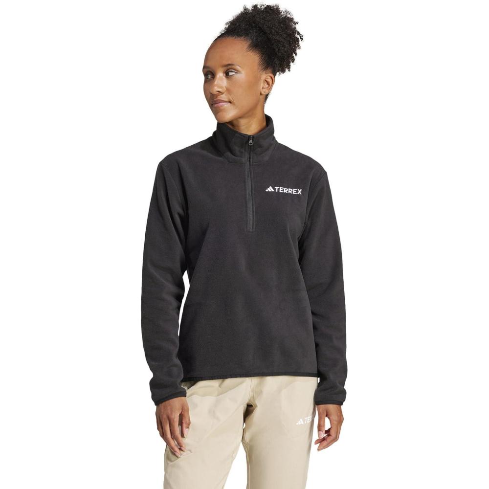 image:imageadidas Womens Terrex Multi Essentials Halfzip Fleece Hiking JacketBlack