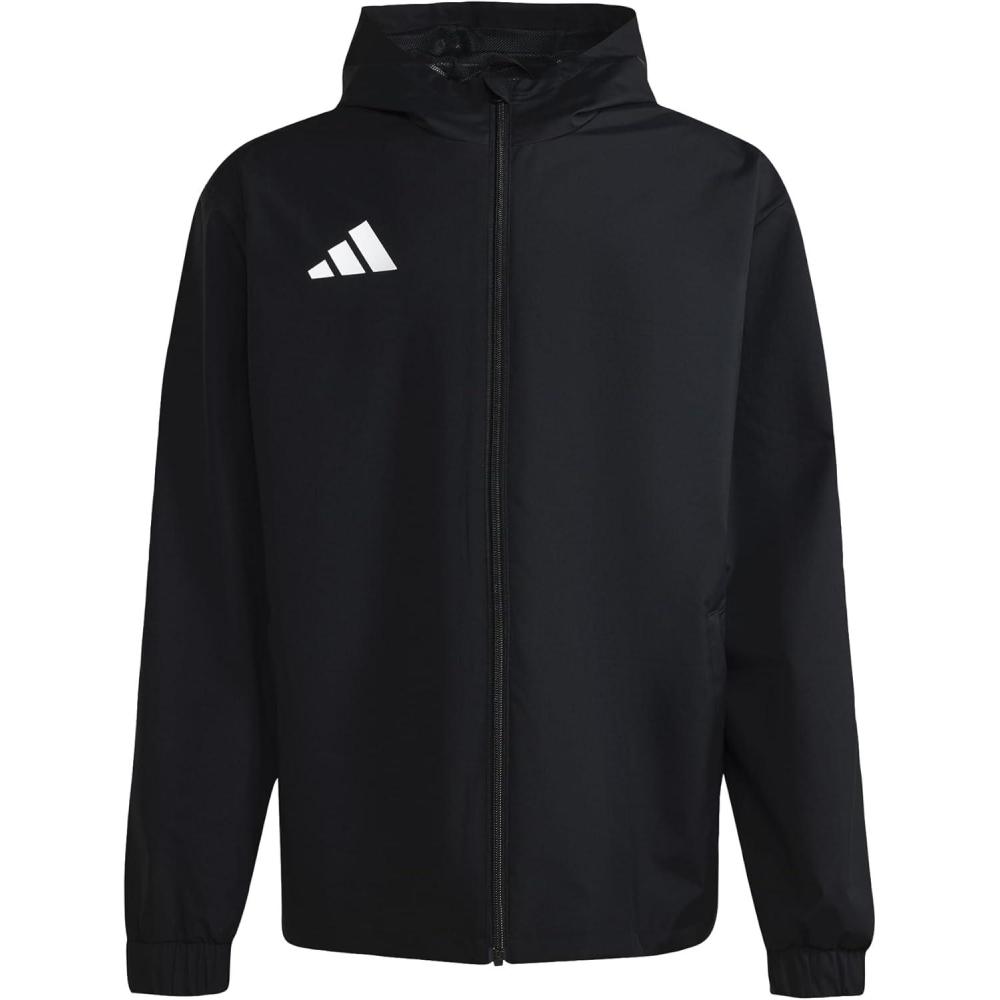 image:imageadidas mens Entrada 26 All Weather JacketBlackWhite