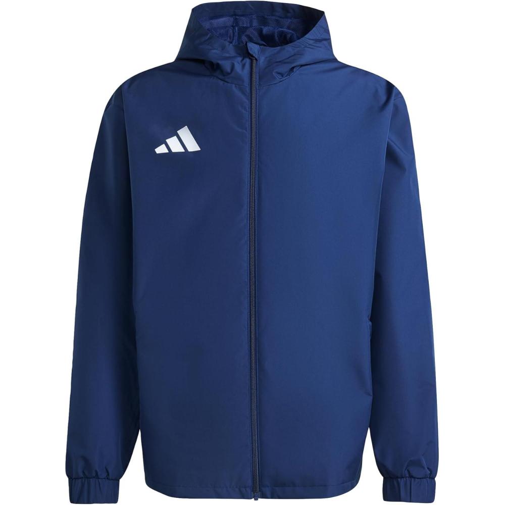 image:imageadidas mens Entrada 26 All Weather JacketTeam Navy BlueWhite