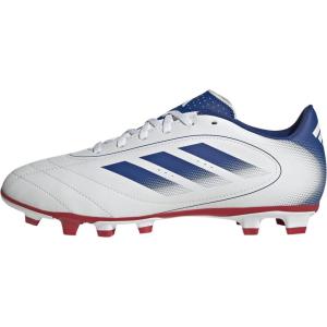 adidas Womens Goletto Ix Firm Ground/Multi Ground(White/Team Royal Blue/Better Scarlet)