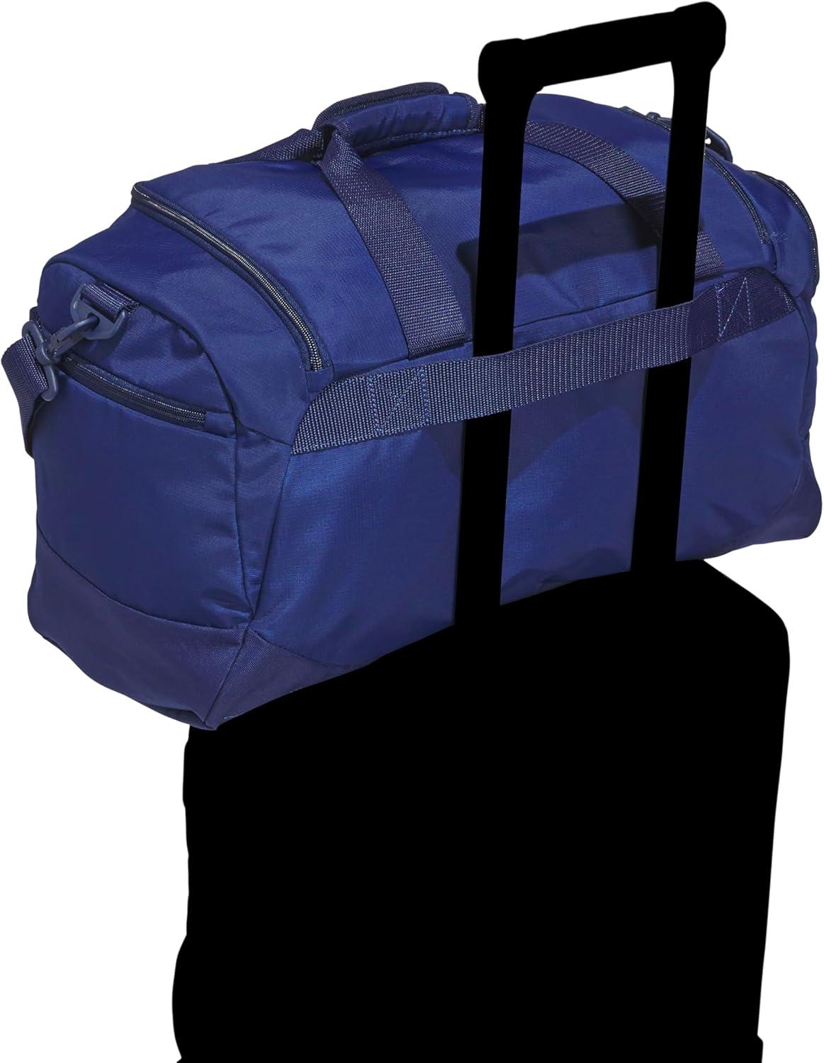 image:imageadidas Defender 5 Duffel Bag Premium Duffle for Sports Gym amp TravelDark BlueRose Gold