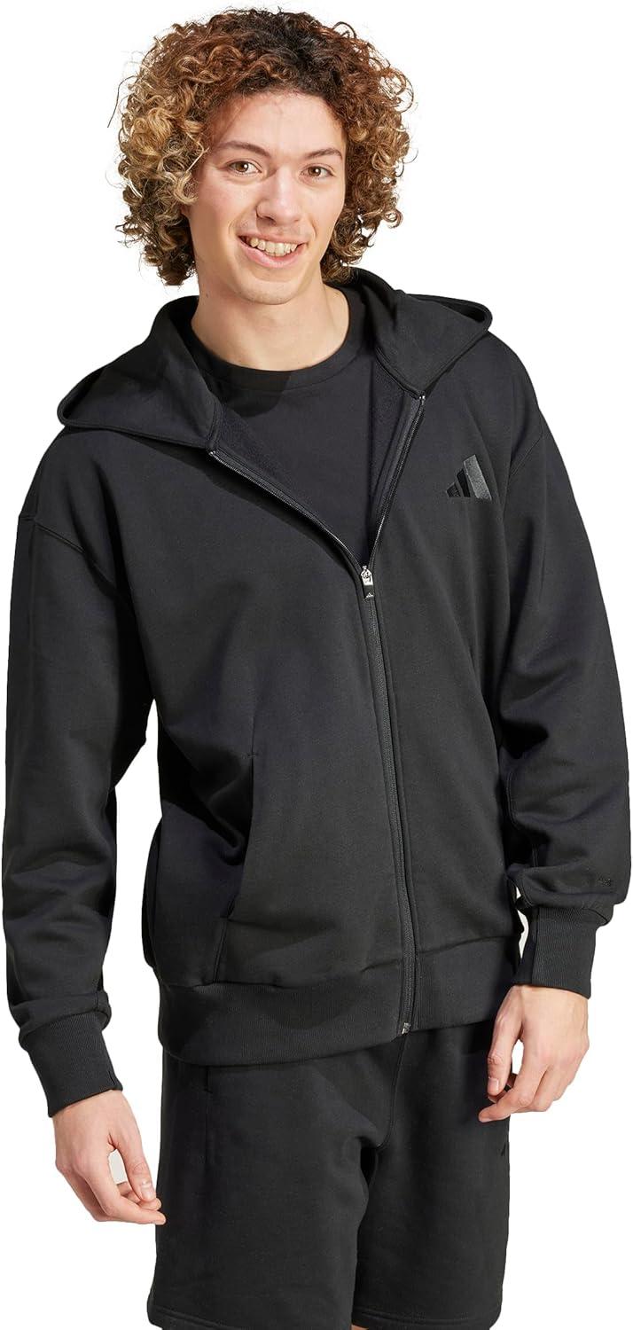 image:imageadidas Mens All Szn Fleece Full Zip HoodieBlack