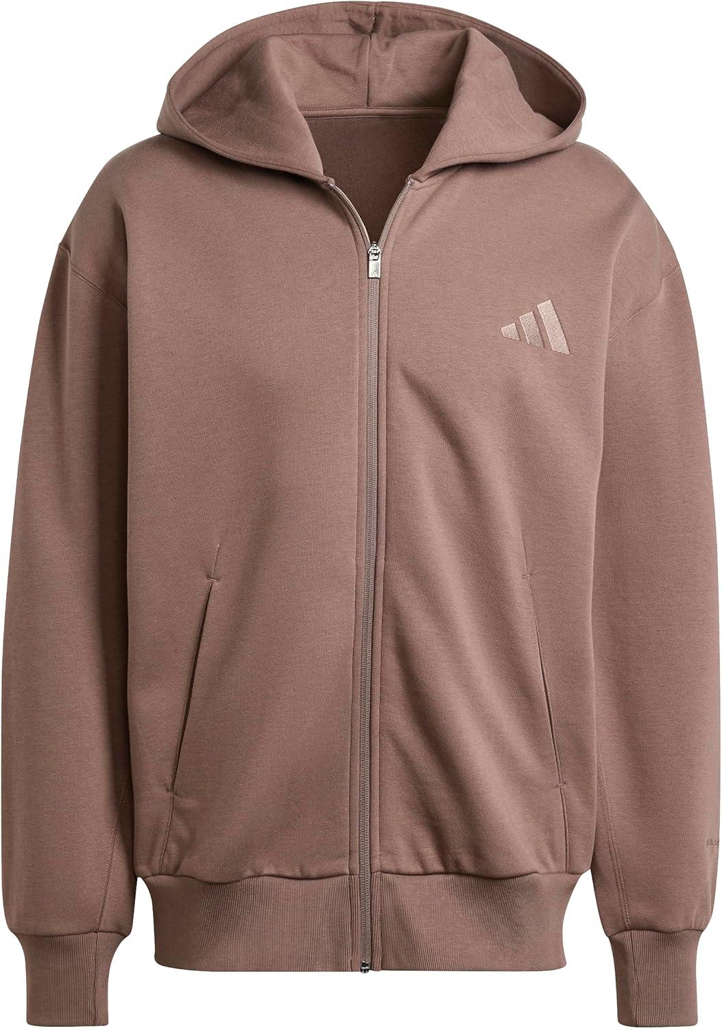 image:imageadidas Mens All Szn Fleece Full Zip HoodieEarth Strata